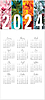 Four Seasons Logo Calendar Card D2641U-4A