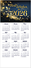 Bright Wishes Foil Calendar Card C2989U-AAA