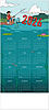 Surprise Catch Calendar Card C3301U-AA