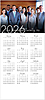 Modern Photo Calendar Card D3304U-4A