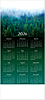 Misty Evergreens Logo Calendar Card D3307U-4A